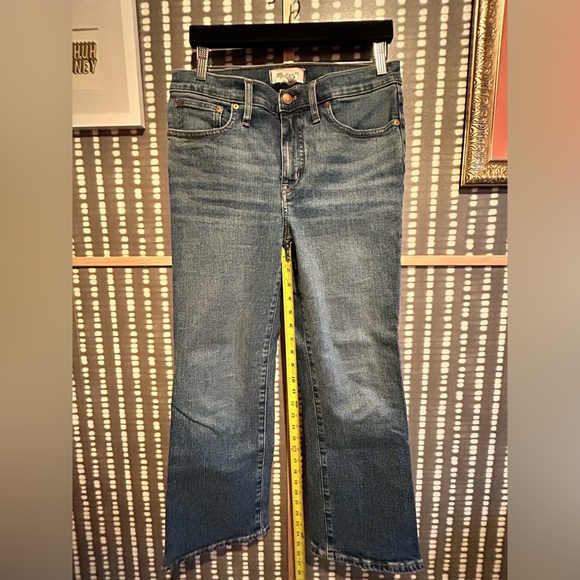 Madewell Cali Denim Boot Cut Ankle Length Sz 28P - Picture 8 of 9
